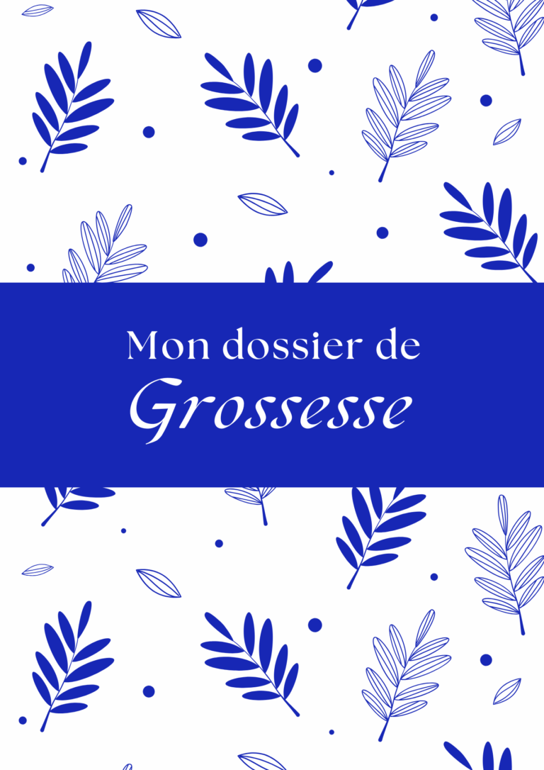 Page de garde Dossier de grossesse
