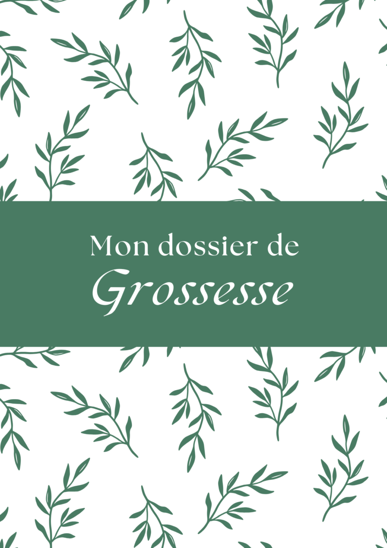 Page de garde Dossier de grossesse